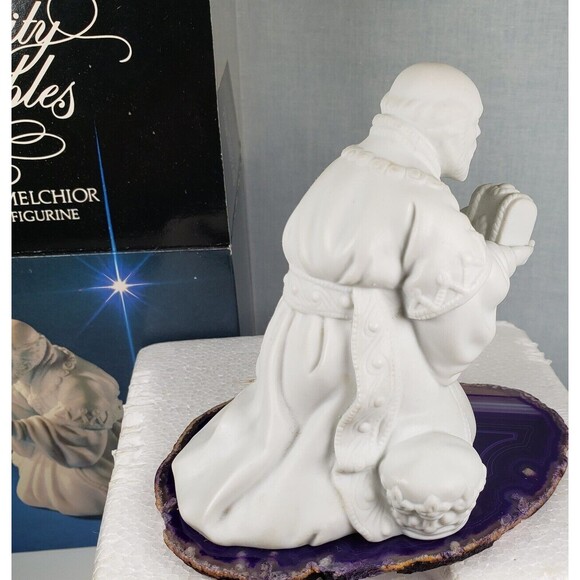 Vintage 1982 Avon Nativity Collectibles The Magi Melchior Porcleain Figurine - Picture 13 of 16